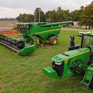 Tractors financed through Farm Credit Mid-America equipment loans.