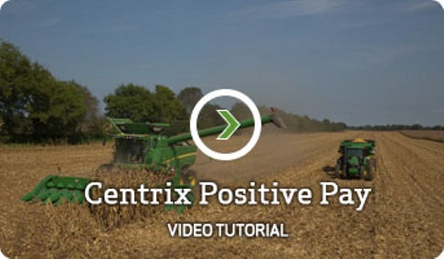 Centrix Positive Pay video tutorial